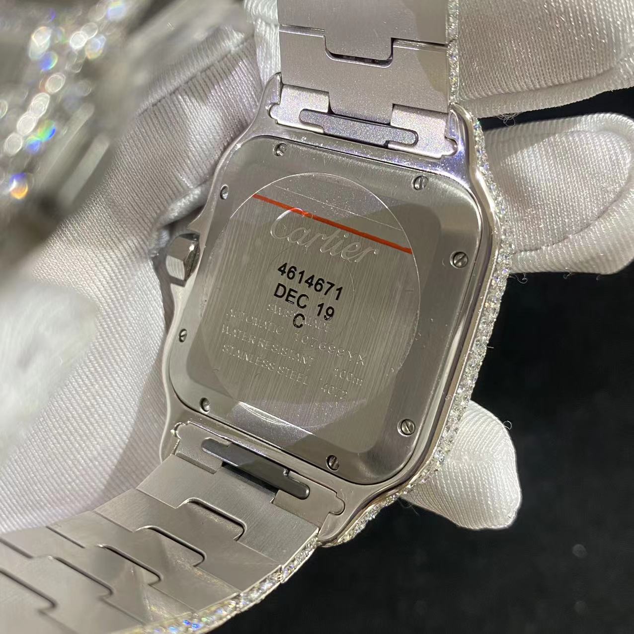 moissanite Cartier Santos WSSA0006 - Top Watch Accessorie